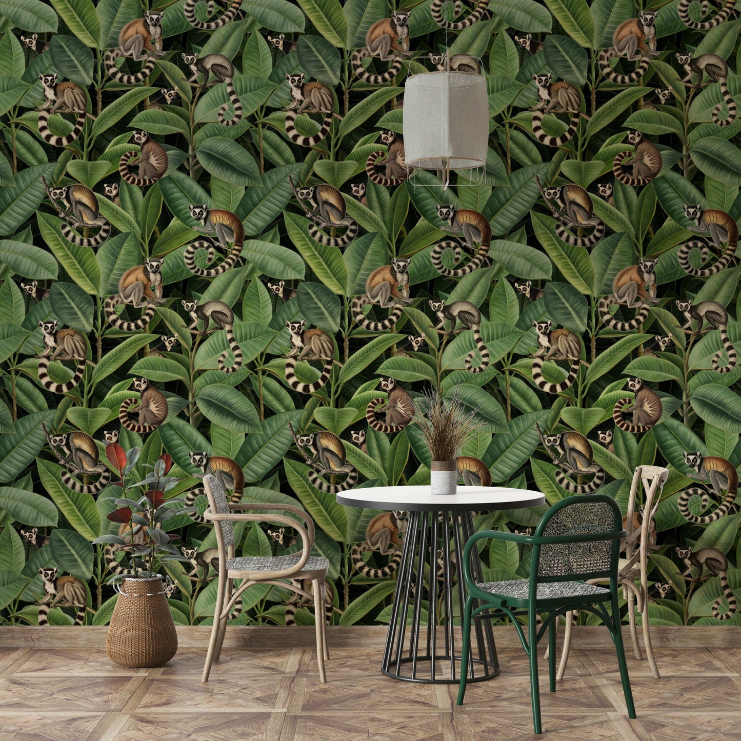 The pattern repeats seamlessly across the entire wall.
