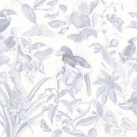 Green jungle room wall mural

