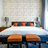 A tranquil subtle bloom wall mural for your decor.

