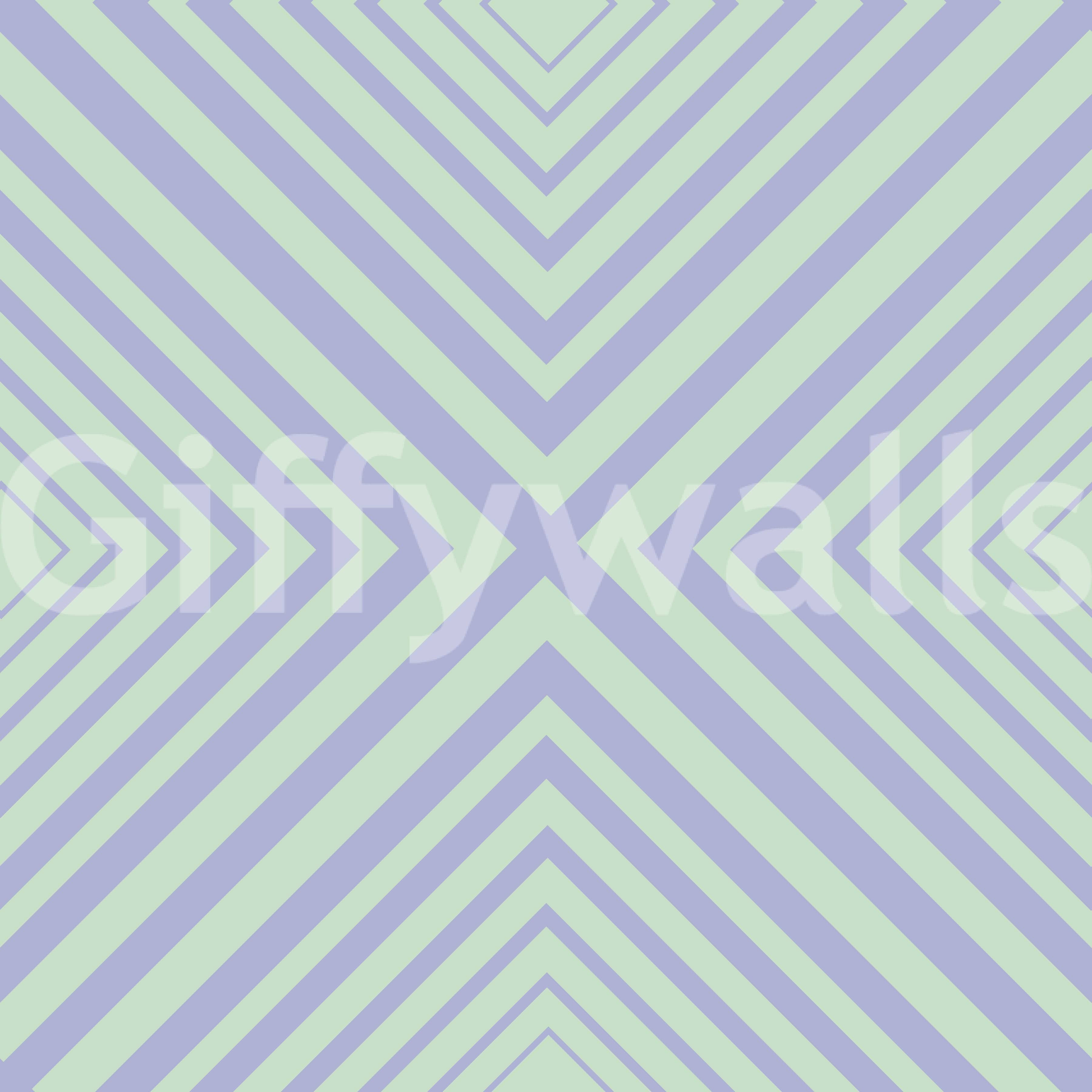 Fresh Chevron Dreams mural room accent striking symmetry lovely.