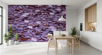 Lilac Lotus Pond Wall Mural