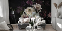 Lily Flower Wallpaper Mural - Giffywalls