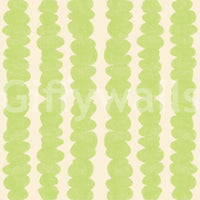 Lime Pebble Stacks wallpaper for energetic, modern spaces

