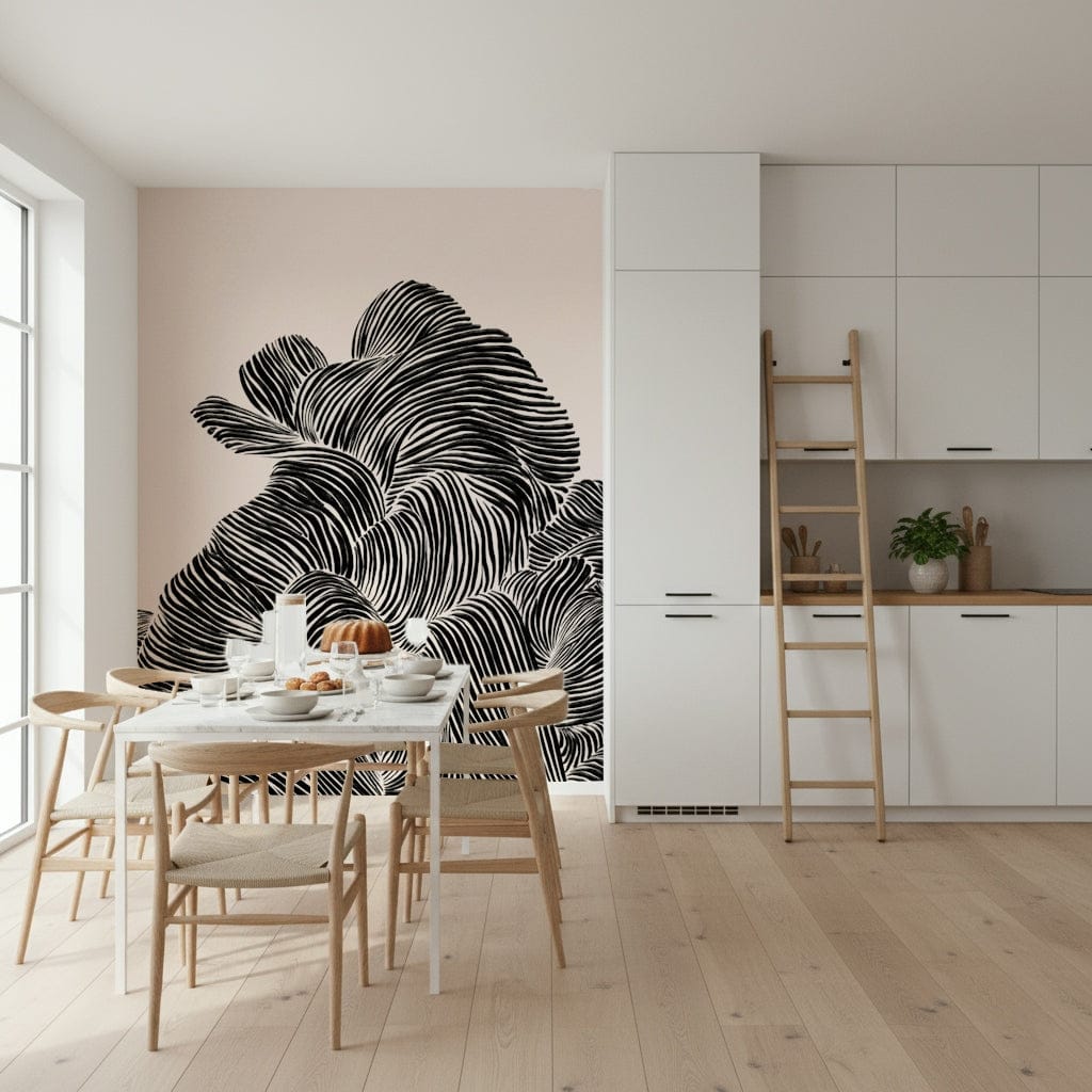 Linear Wall Mural