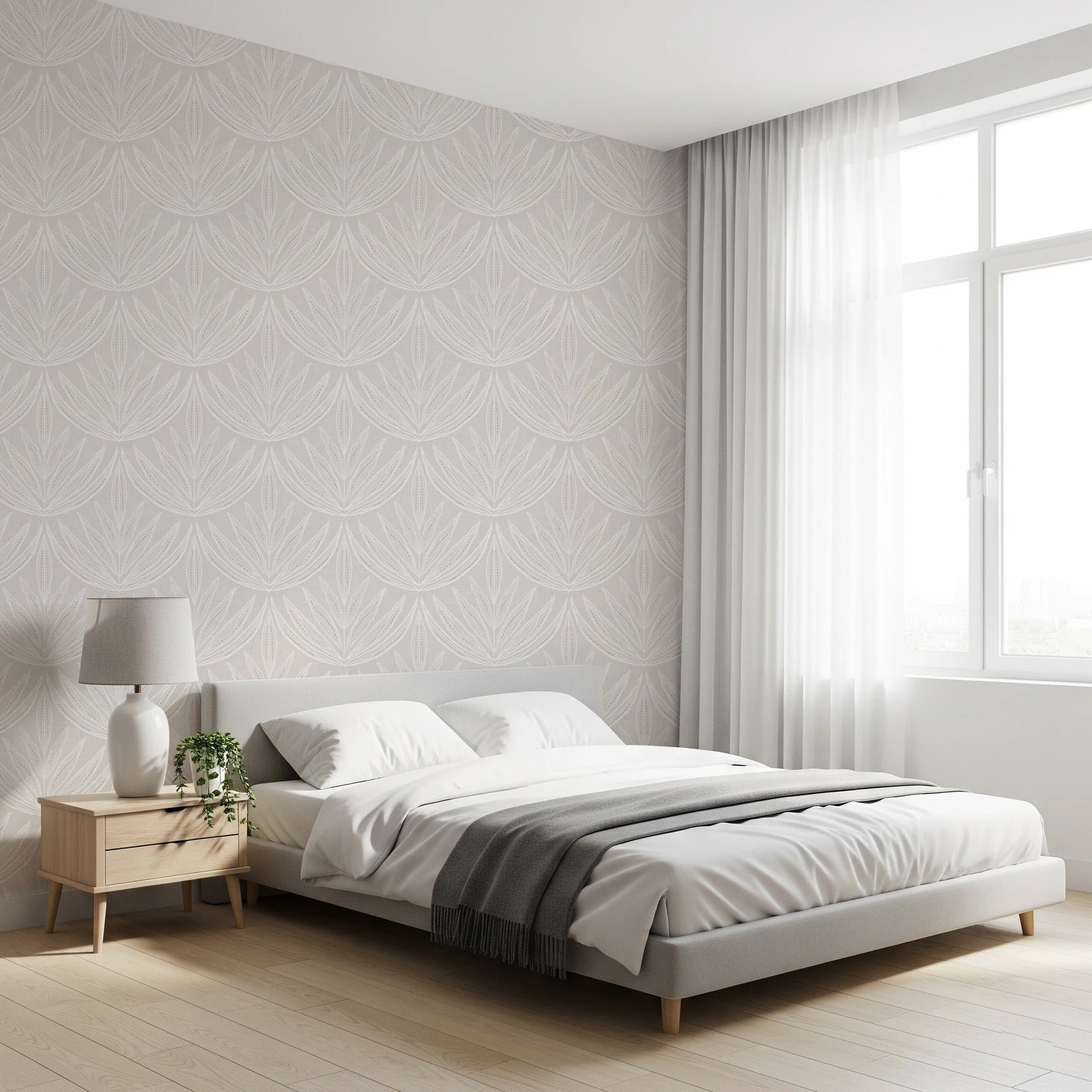 Linear Botanicals Wallpaper⁠