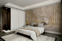 linear forest art for walls

