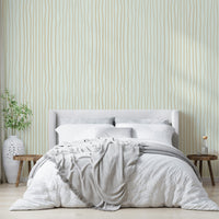 Neutral wallpaper featuring linear elements

