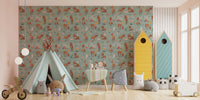 Cute Forest Friends Wallpaper Design