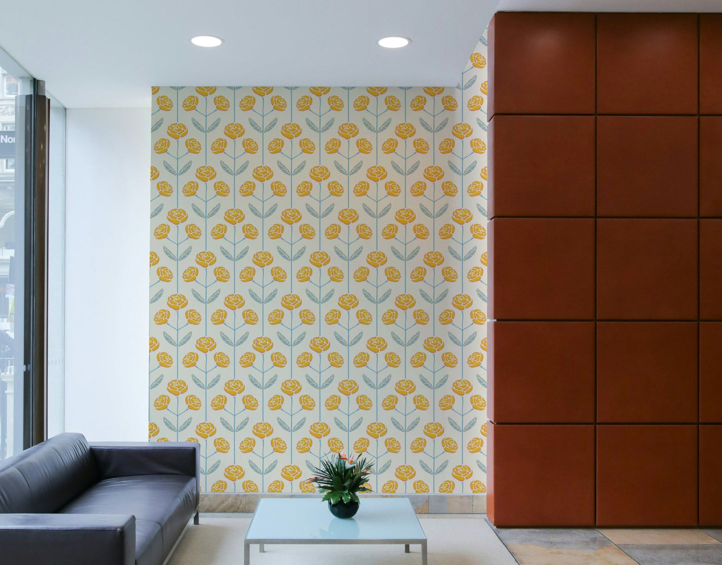 Charming and whimsical floral motifs.

