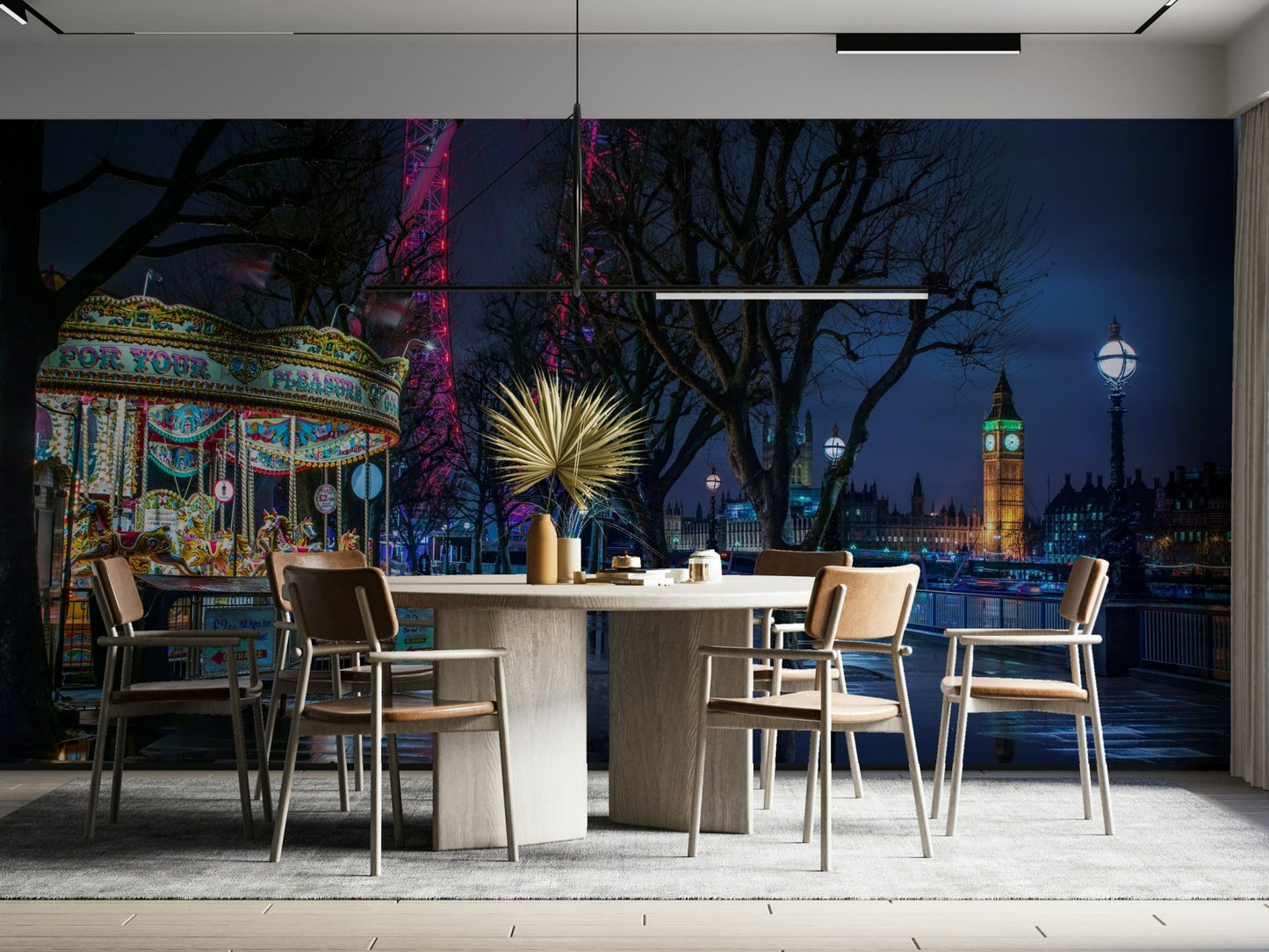 A cityscape mural capturing London’s charm

