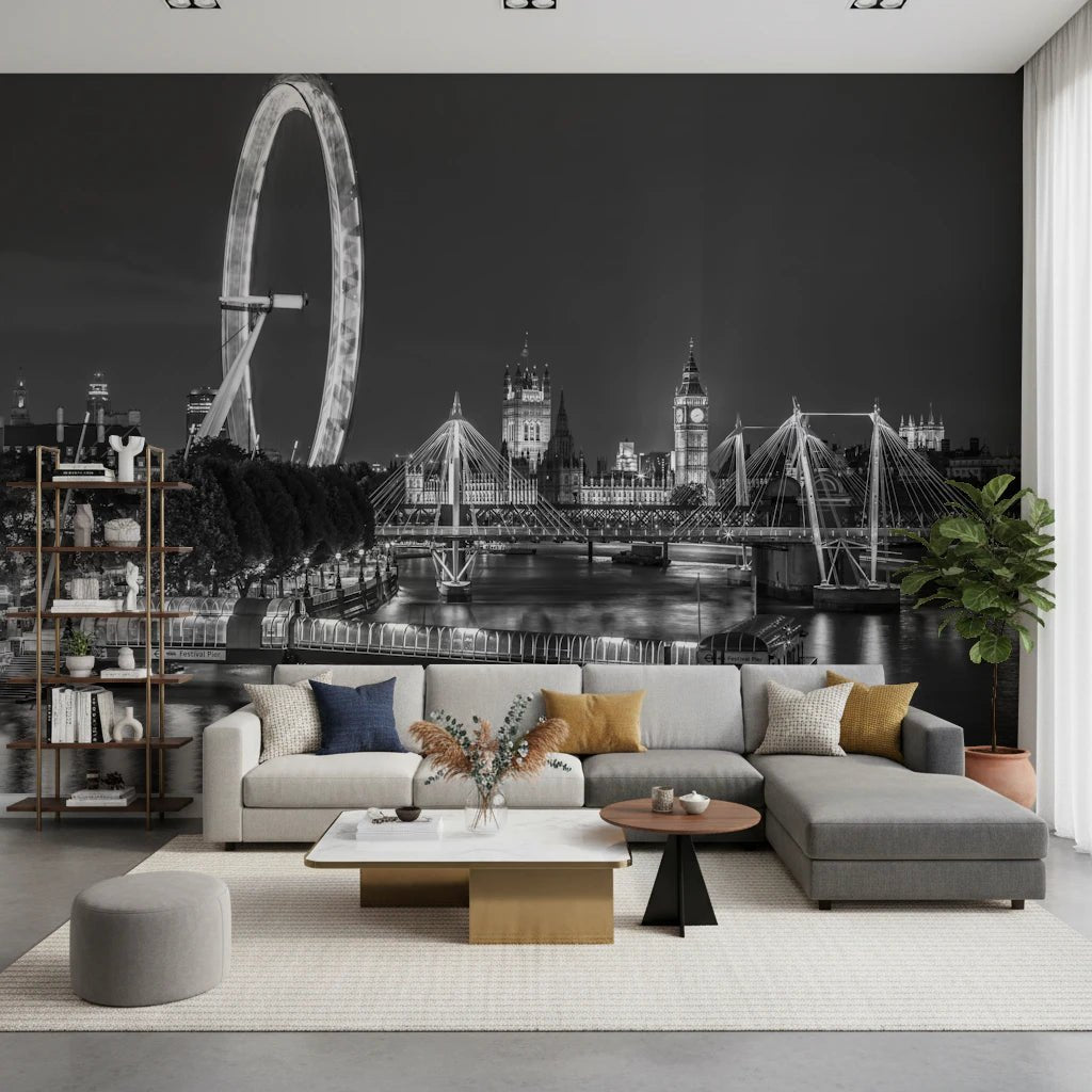 London River Views Wall Mural