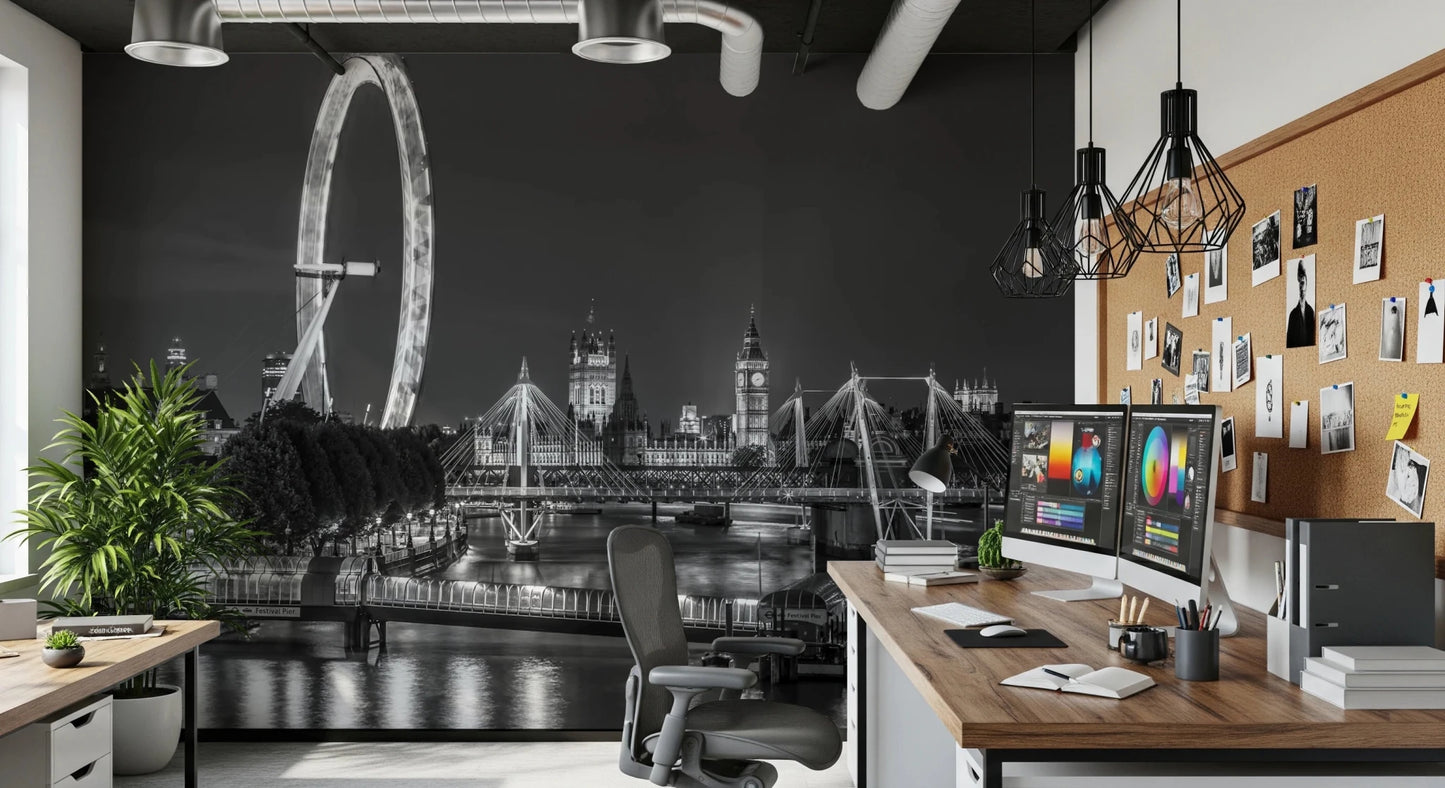 London River Views Wall Mural