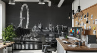 London River Views Wall Mural