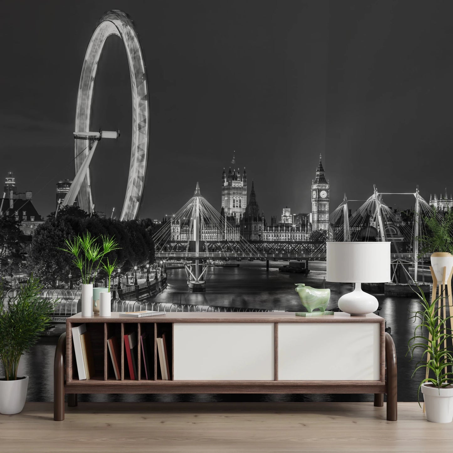 London River Views Wall Mural