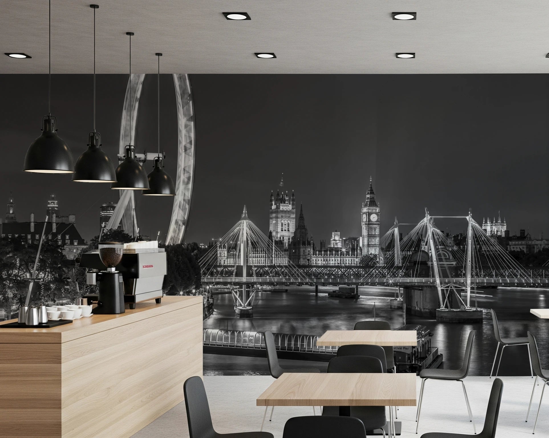 London River Views Wall Mural