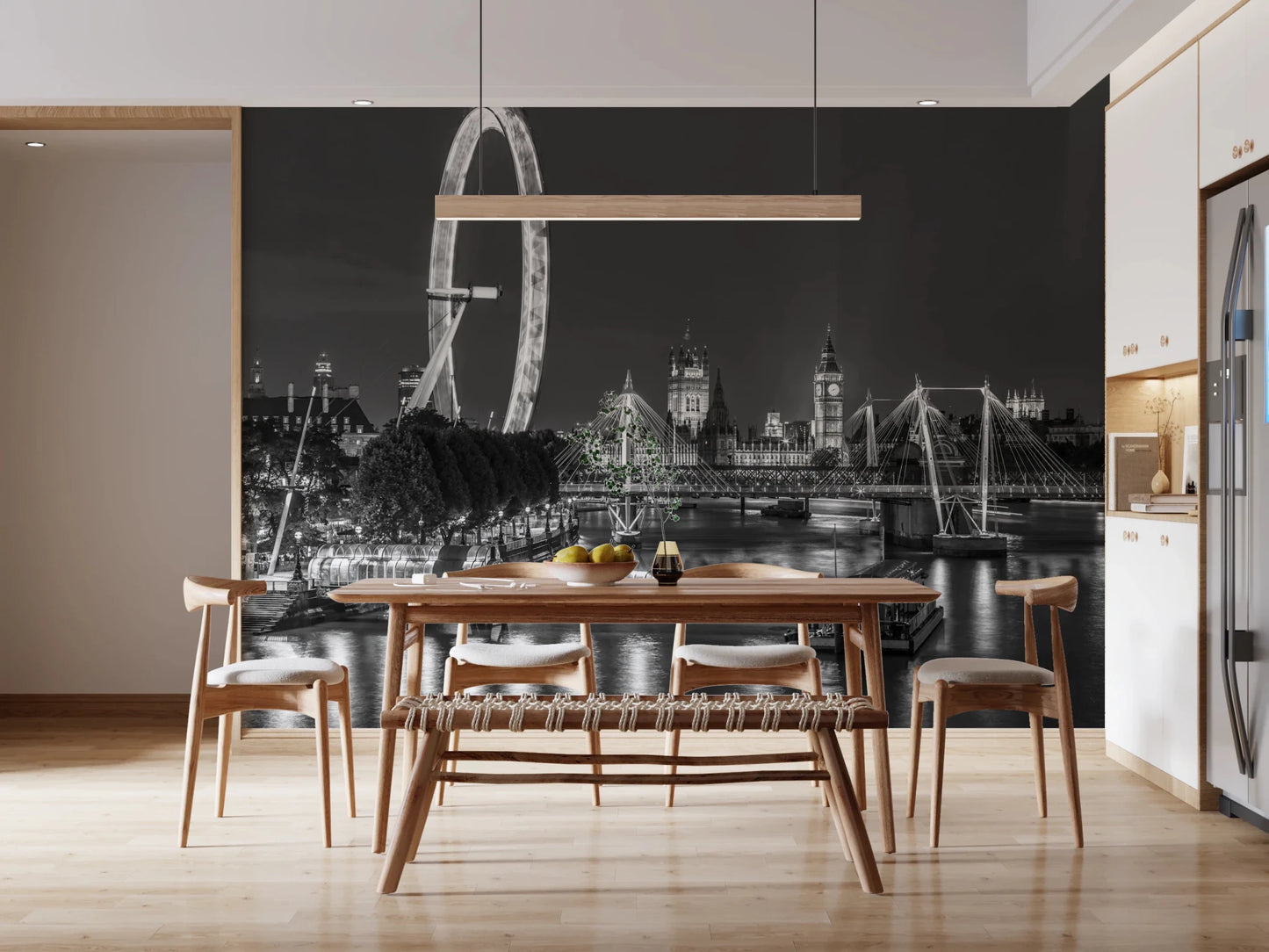 London River Views Wall Mural