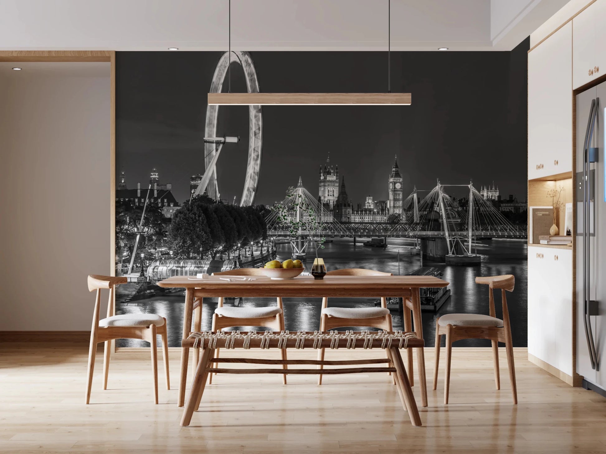 London River Views Wall Mural