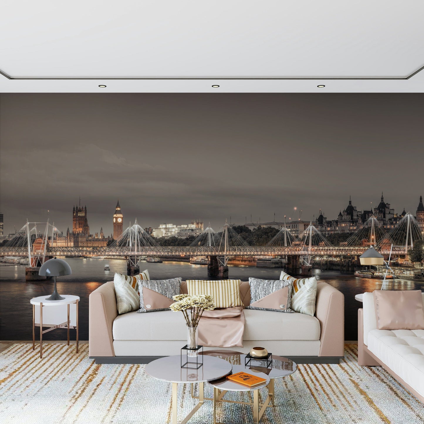 London's Nightfall Wall Mural