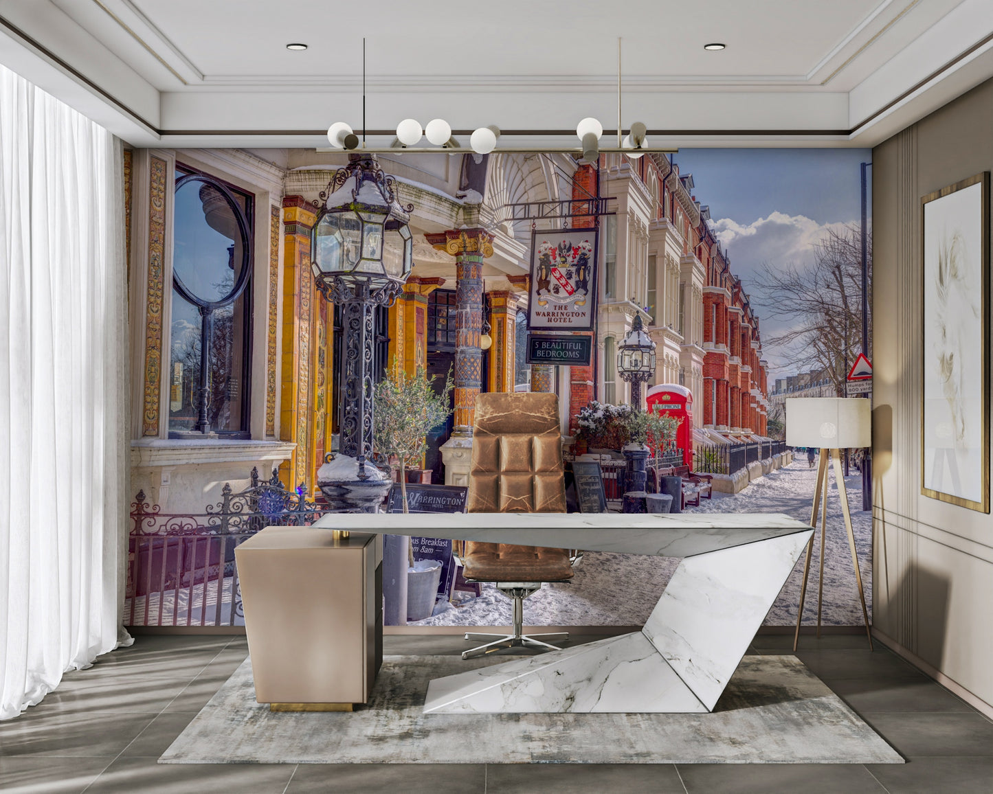 Evocative winter atmosphere.

