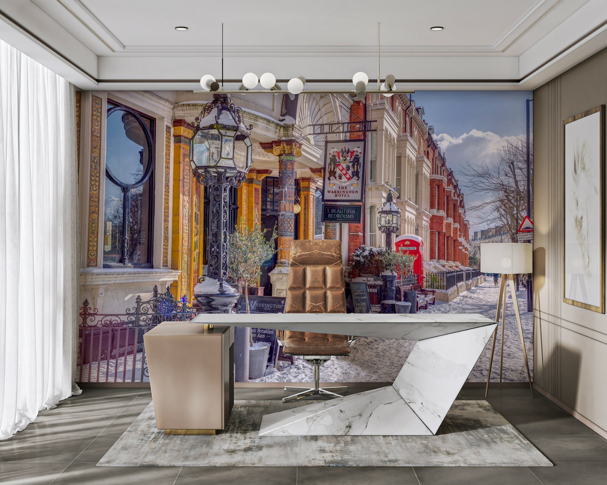 Evocative winter atmosphere.

