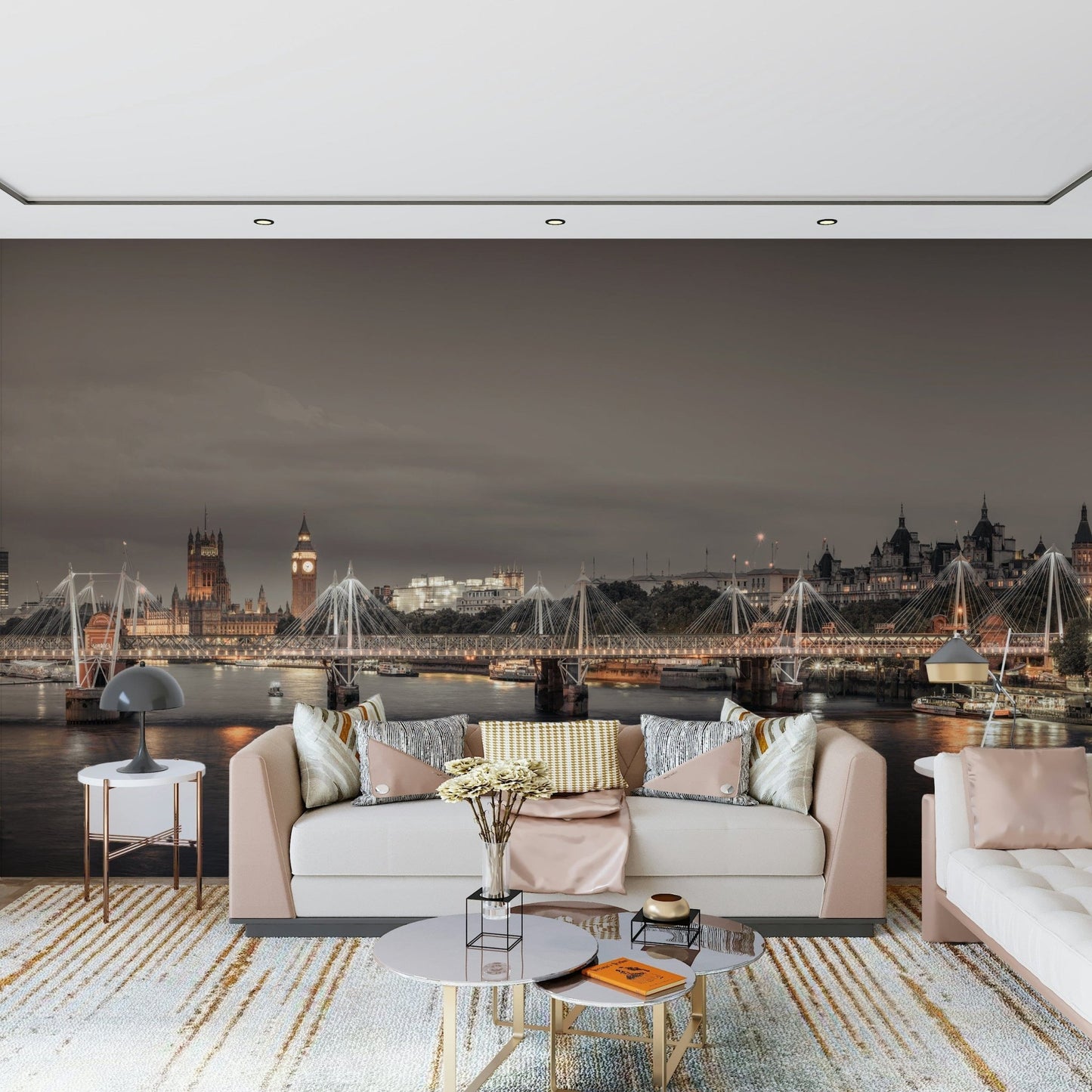 London's Nightfall Wall Mural