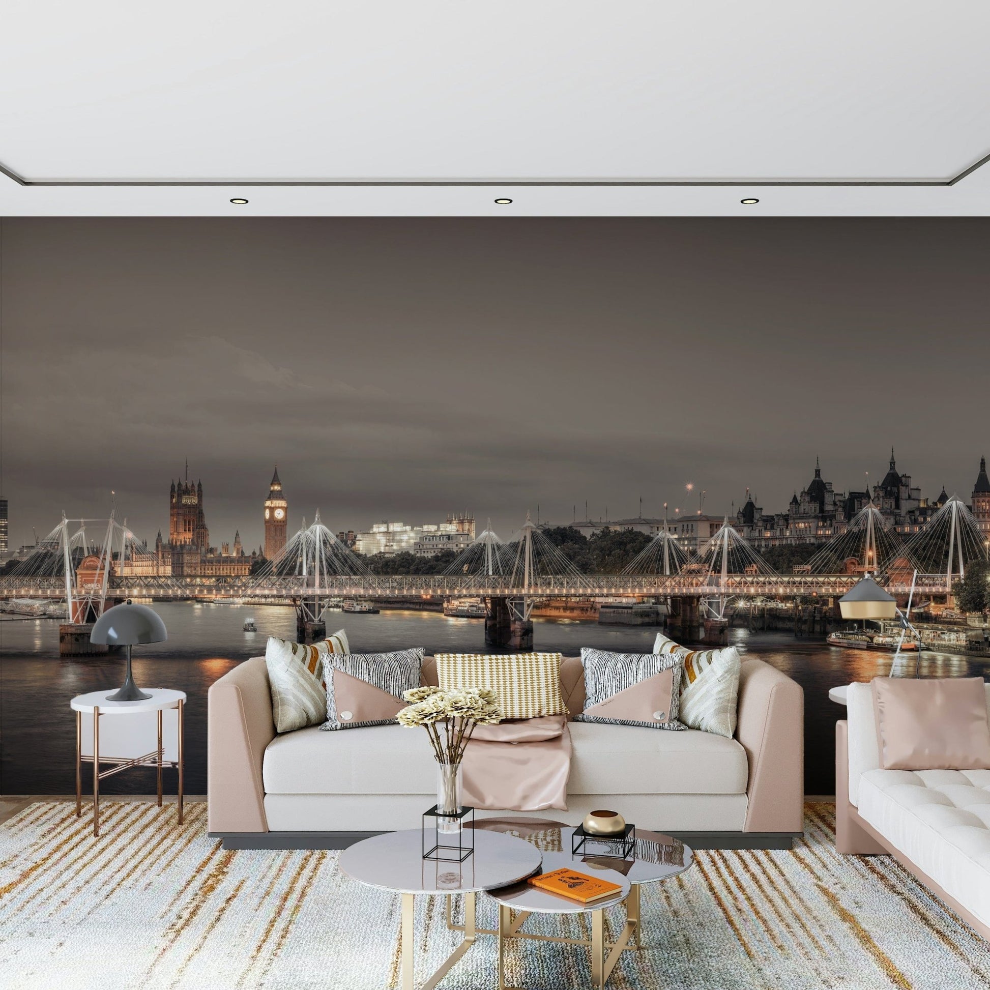 London's Nightfall Wall Mural