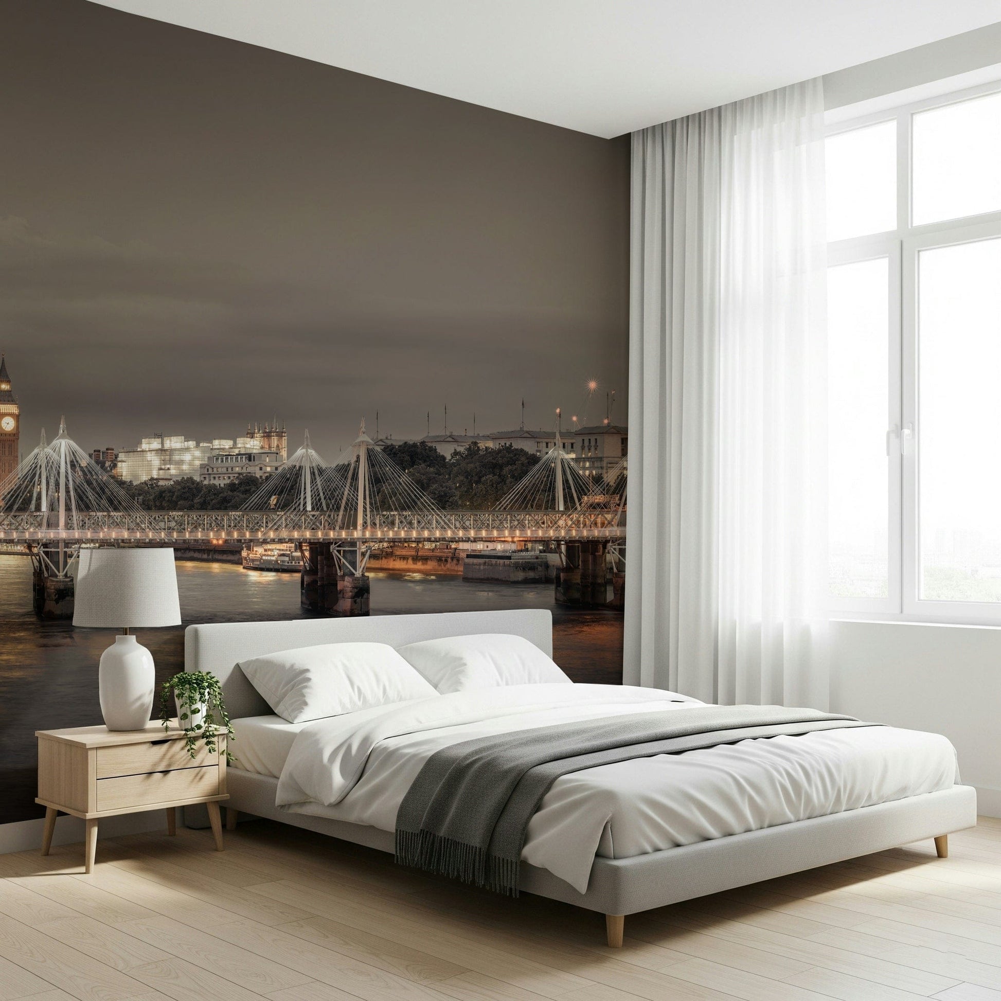 London's Nightfall Wall Mural