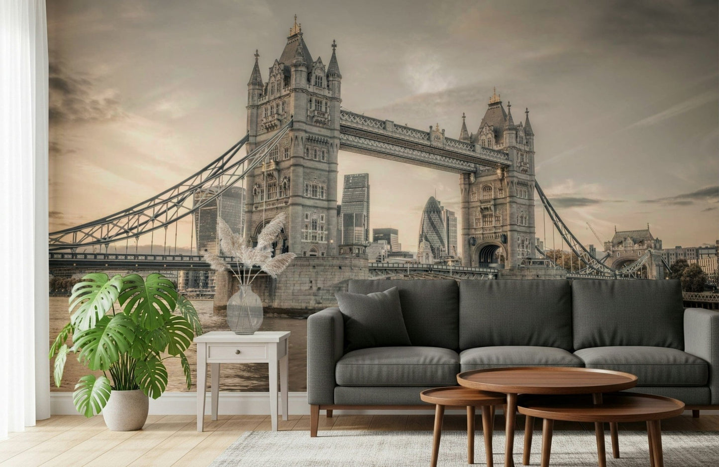 London's Tower Bridge Wall Mural