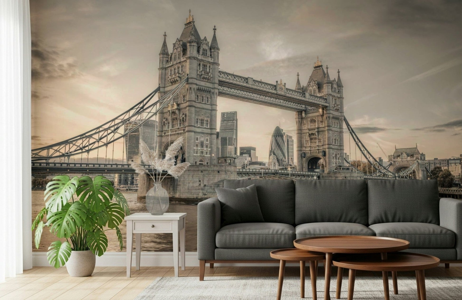 London's Tower Bridge Wall Mural