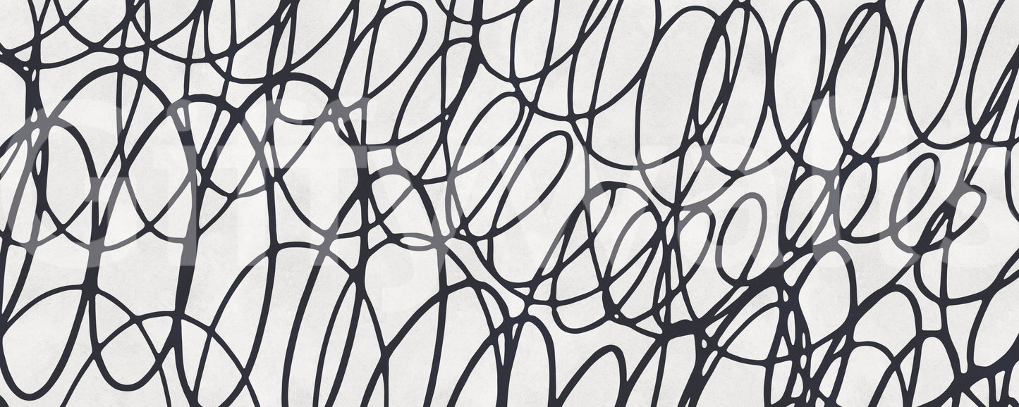 Striking Loop Lines repeat pattern. Simple yet powerful effect for any wall. Get this.