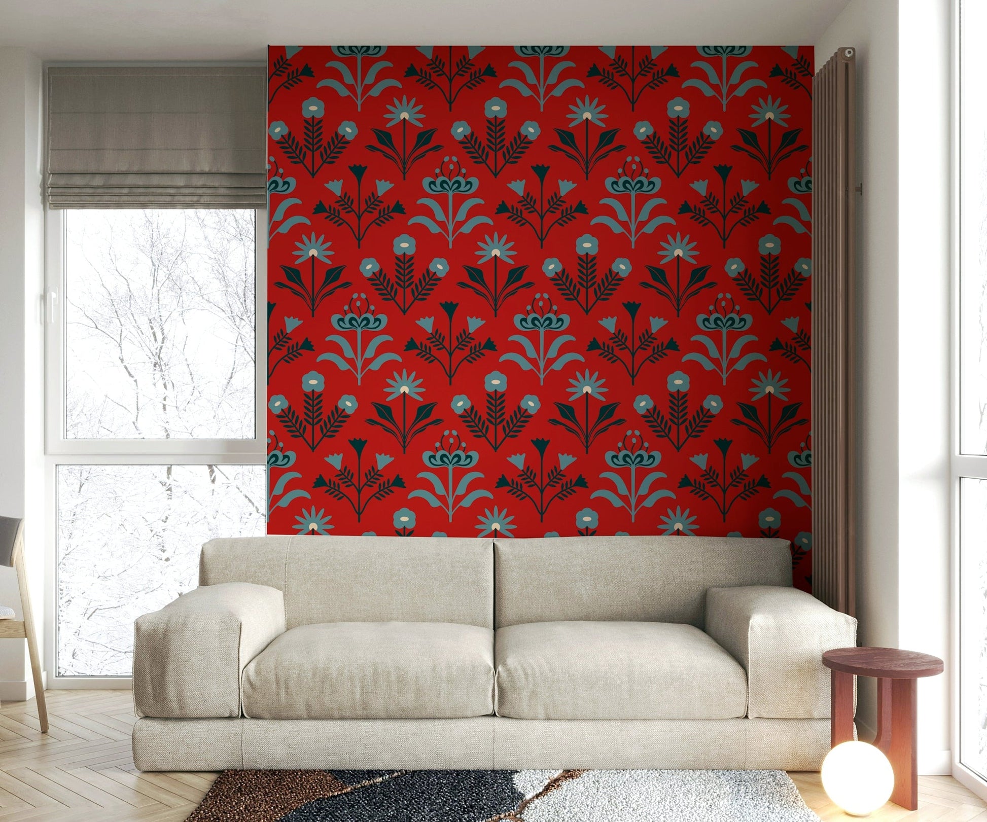 Suitable for a modern, Scandinavian, retro, or eclectic interior.
