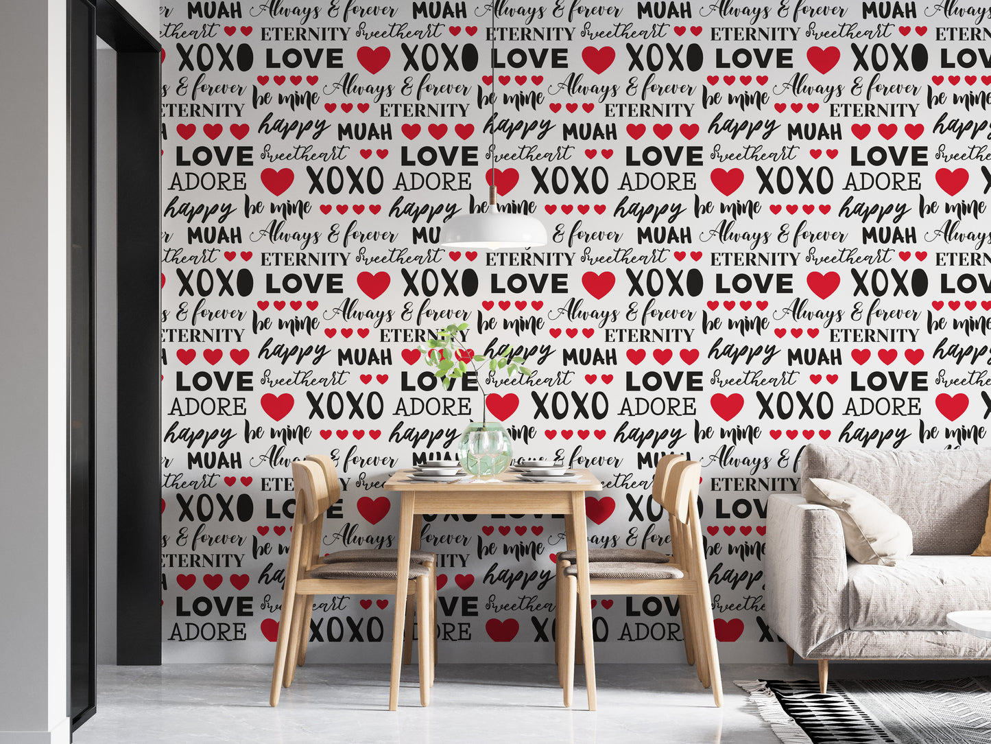 Love Quotes Wallpaper Mural - Giffywalls