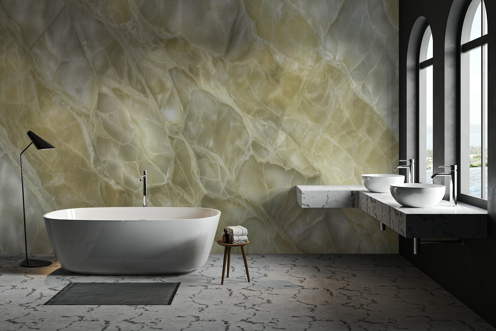 A high-quality print of a luxurious texture.

