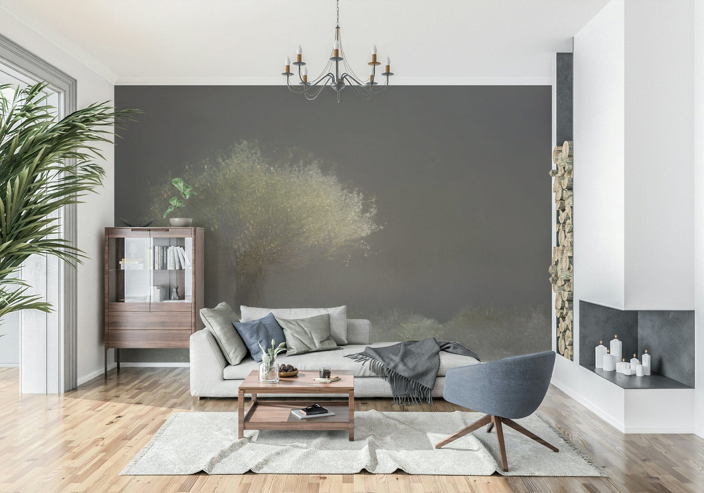 Luminous Tree Wall Mural -1430994