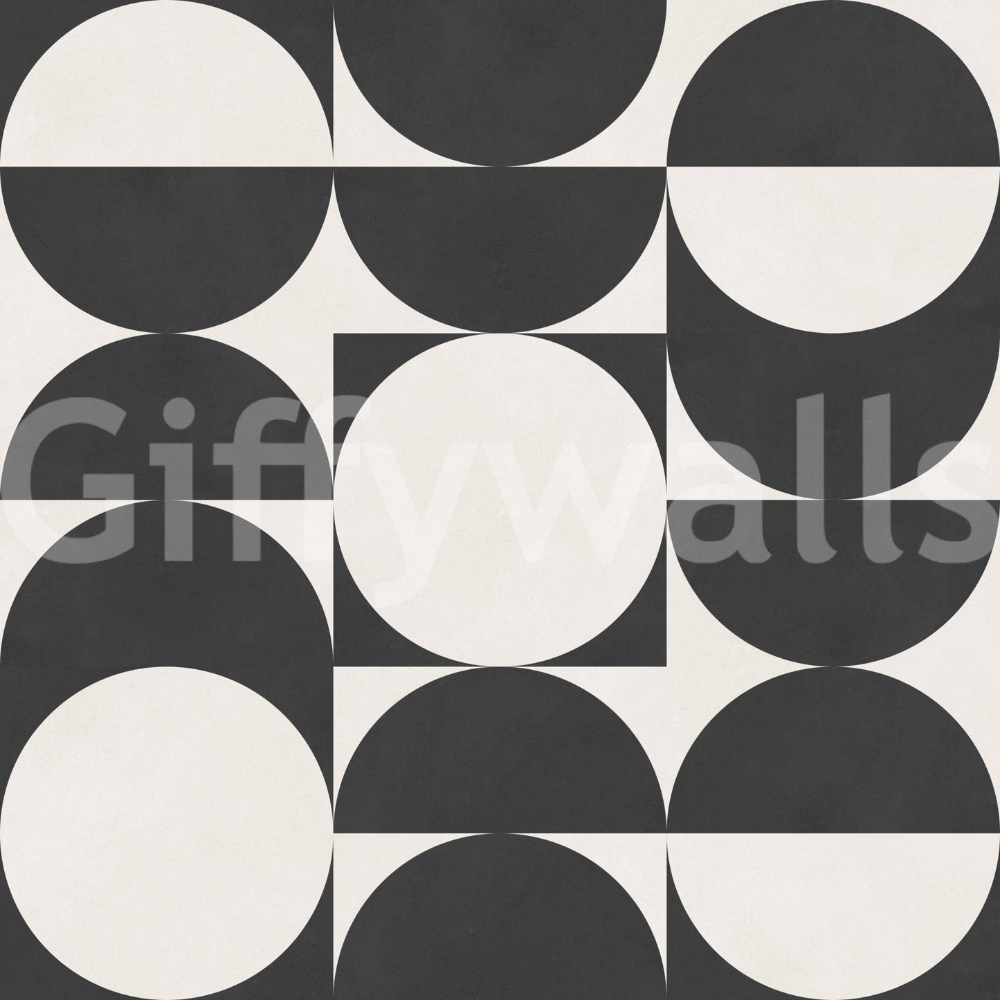 High contrast circle wallpaper pattern