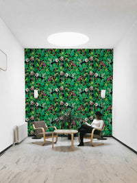 Green Garden tranquil wall mural

