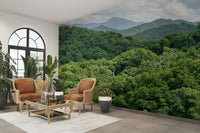 An artistic nature inspired mural for home decor.

