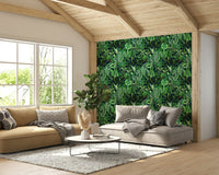High-quality image of the intensely green tropics wallpaper

