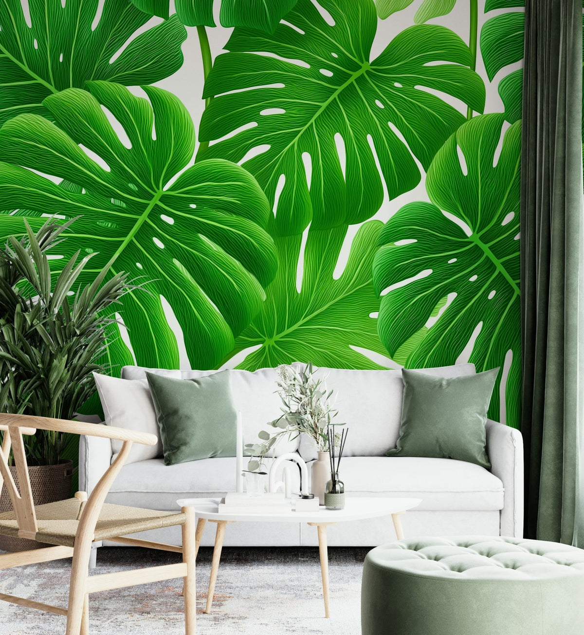 Nature-inspired design for calming ambiance

