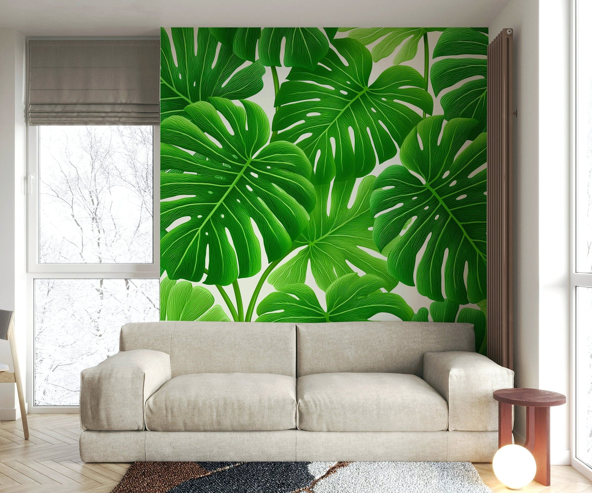 Rich green tones creating a lush atmosphere

