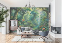 Lush Rainforest Retreat Wall Mural