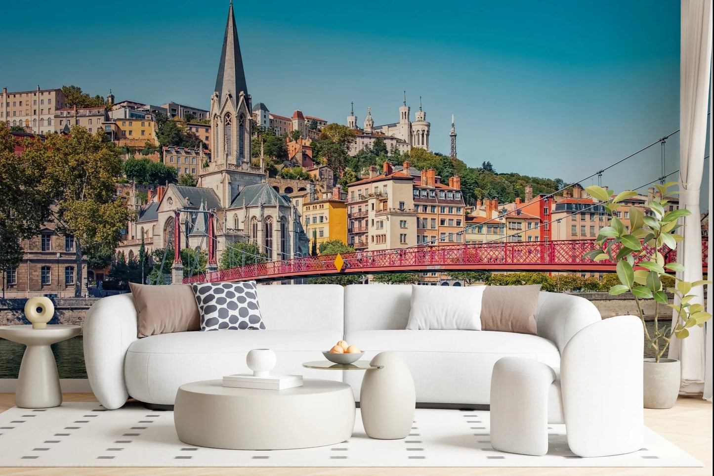 Lyon Landmarks Wall Mural