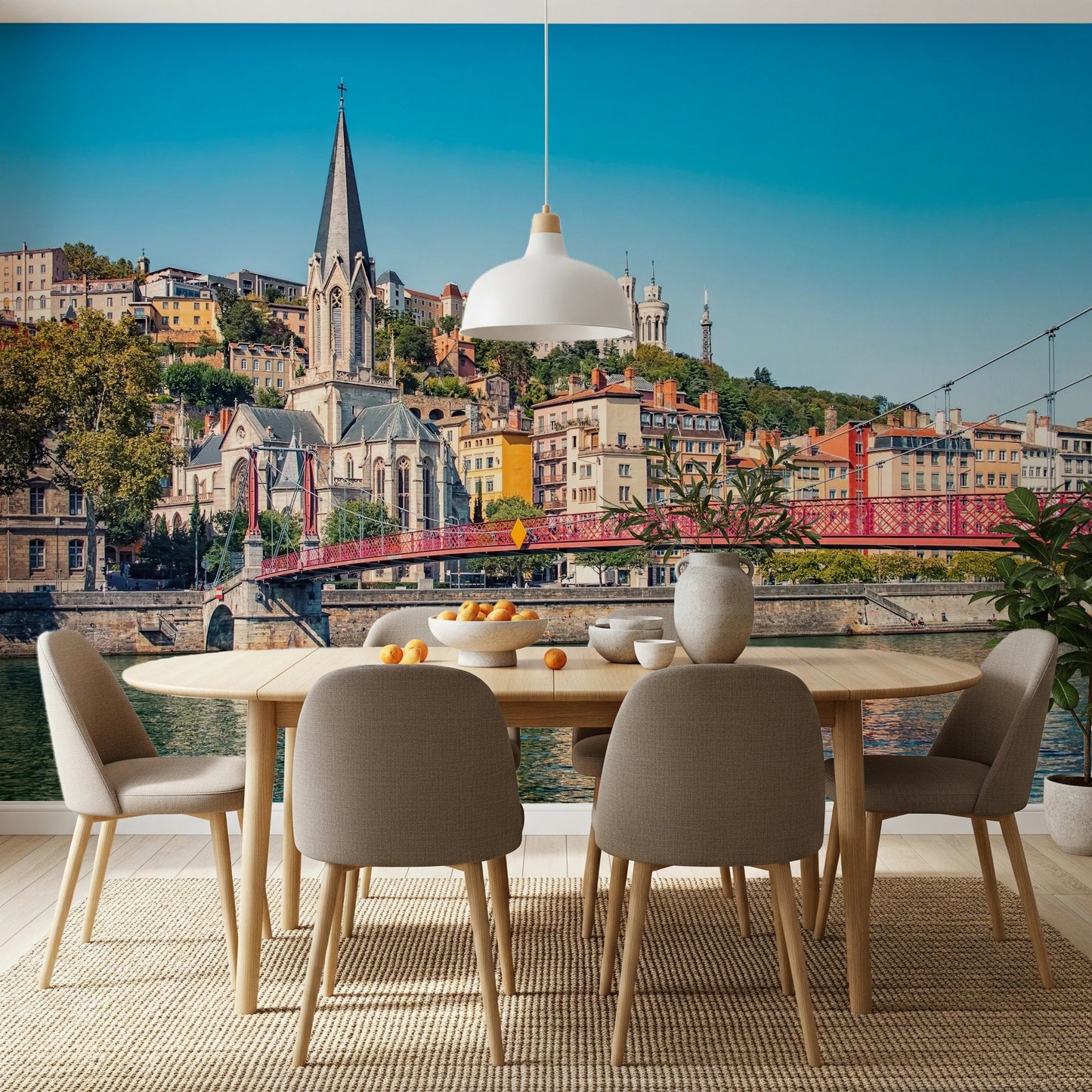 Lyon Landmarks Wall Mural