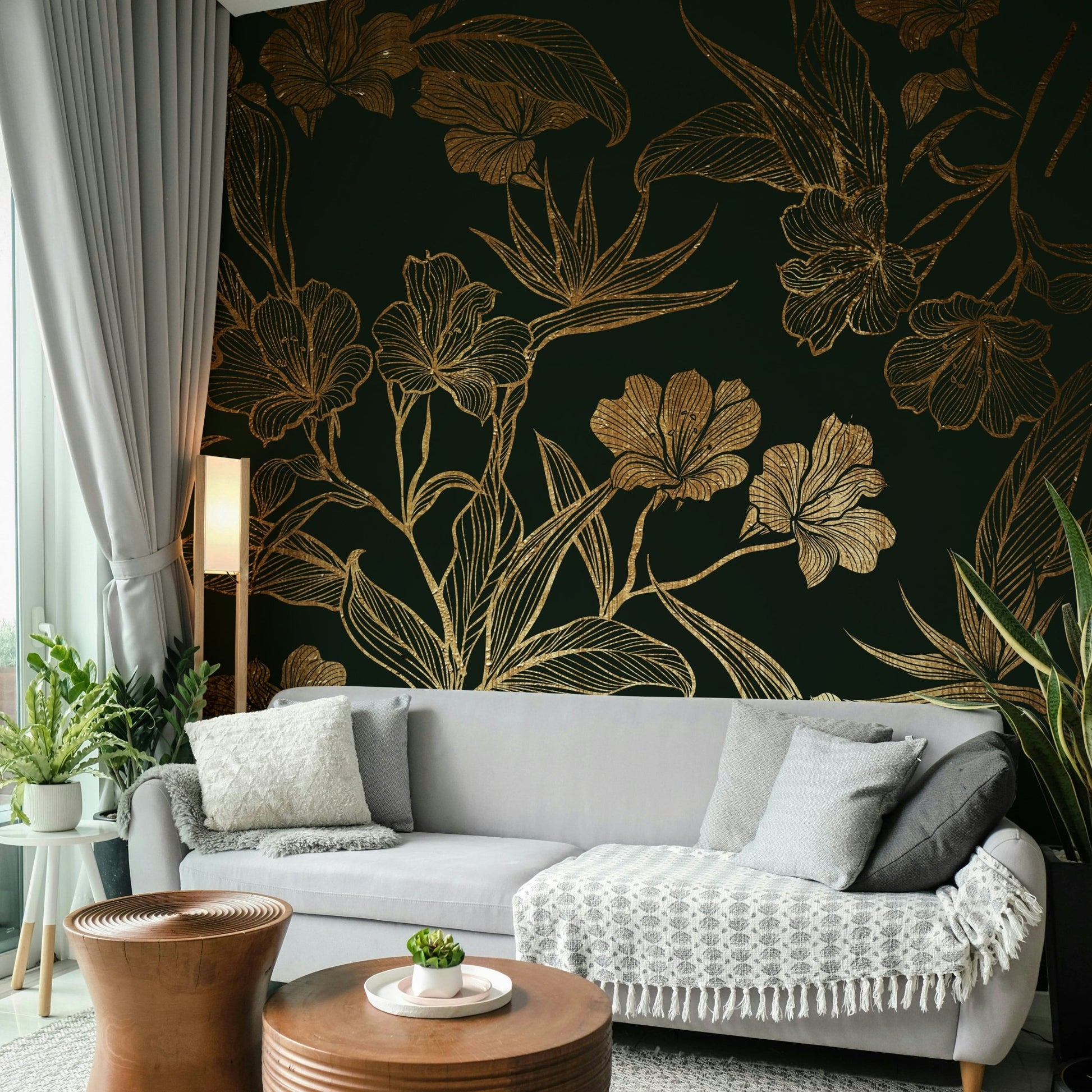 A sense of grace and grandeur in interior decor.
