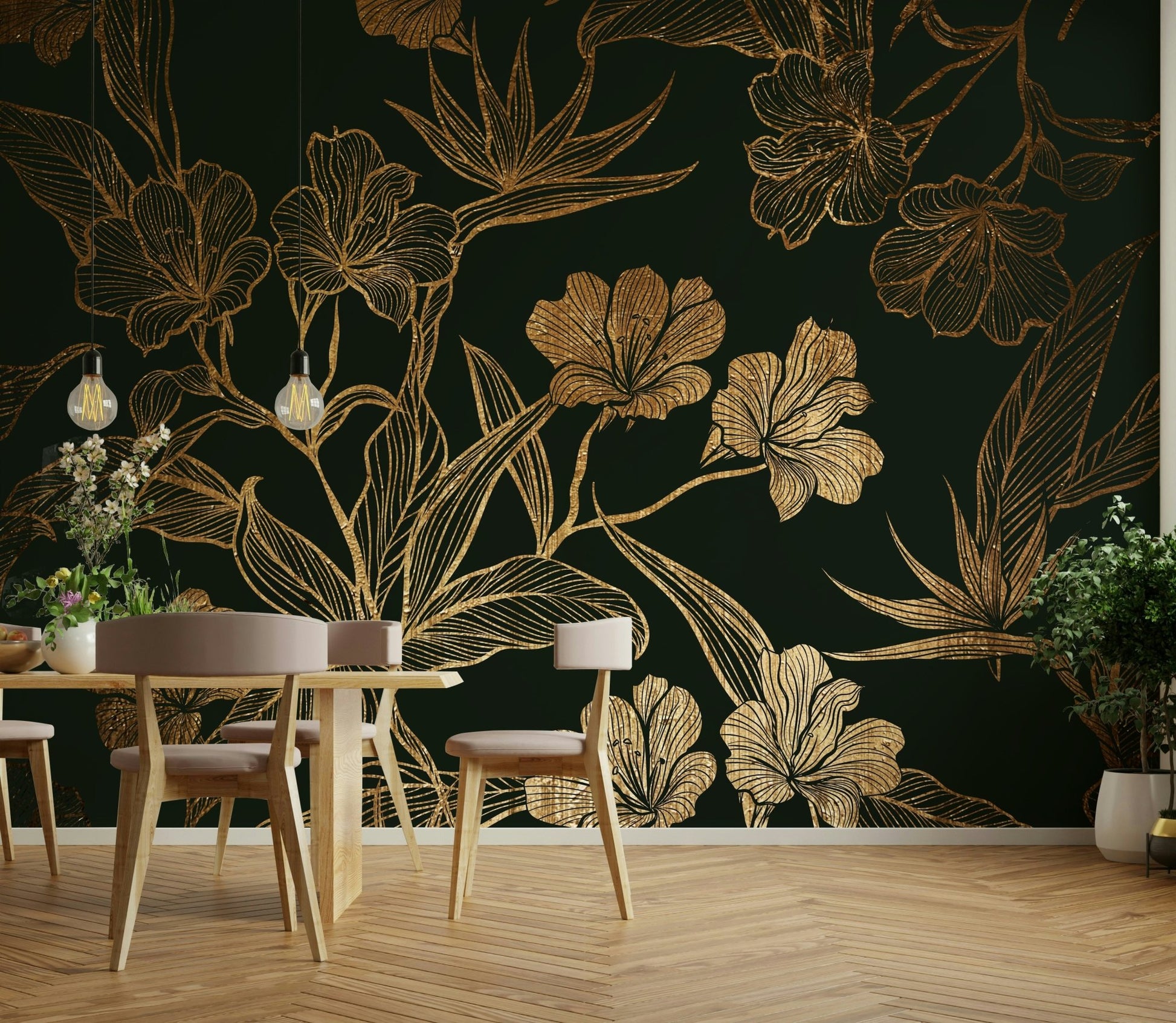 Sophisticated black and white or muted color palette.
