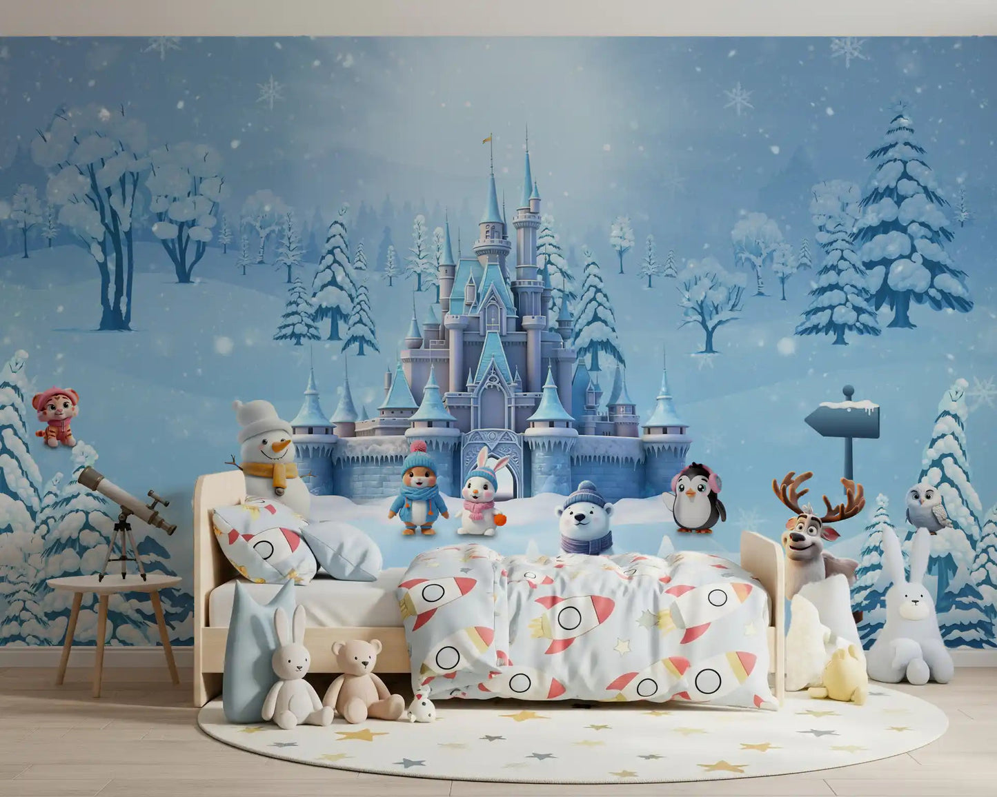 Magical Winter Wonderland Wall Mural