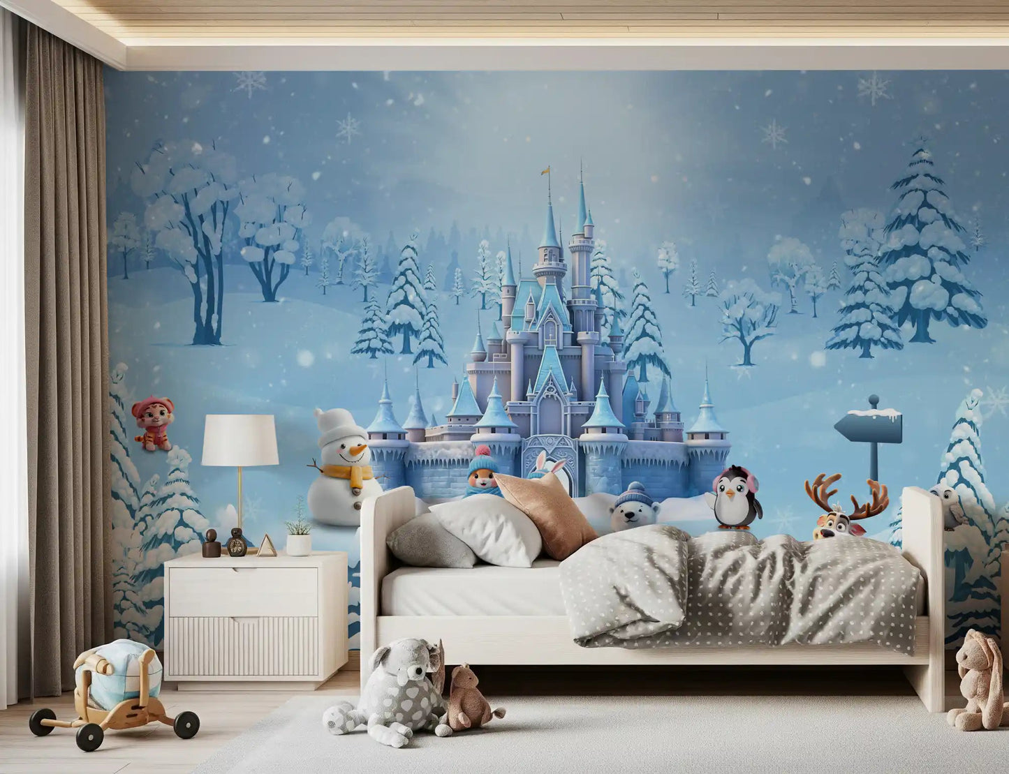 Magical Winter Wonderland Wall Mural