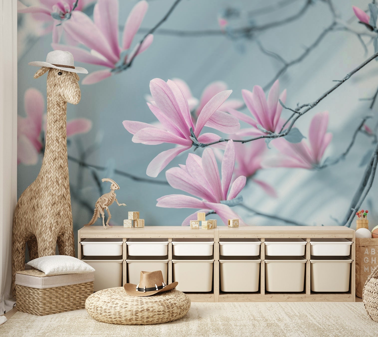 The composition is dynamic and flowing.

