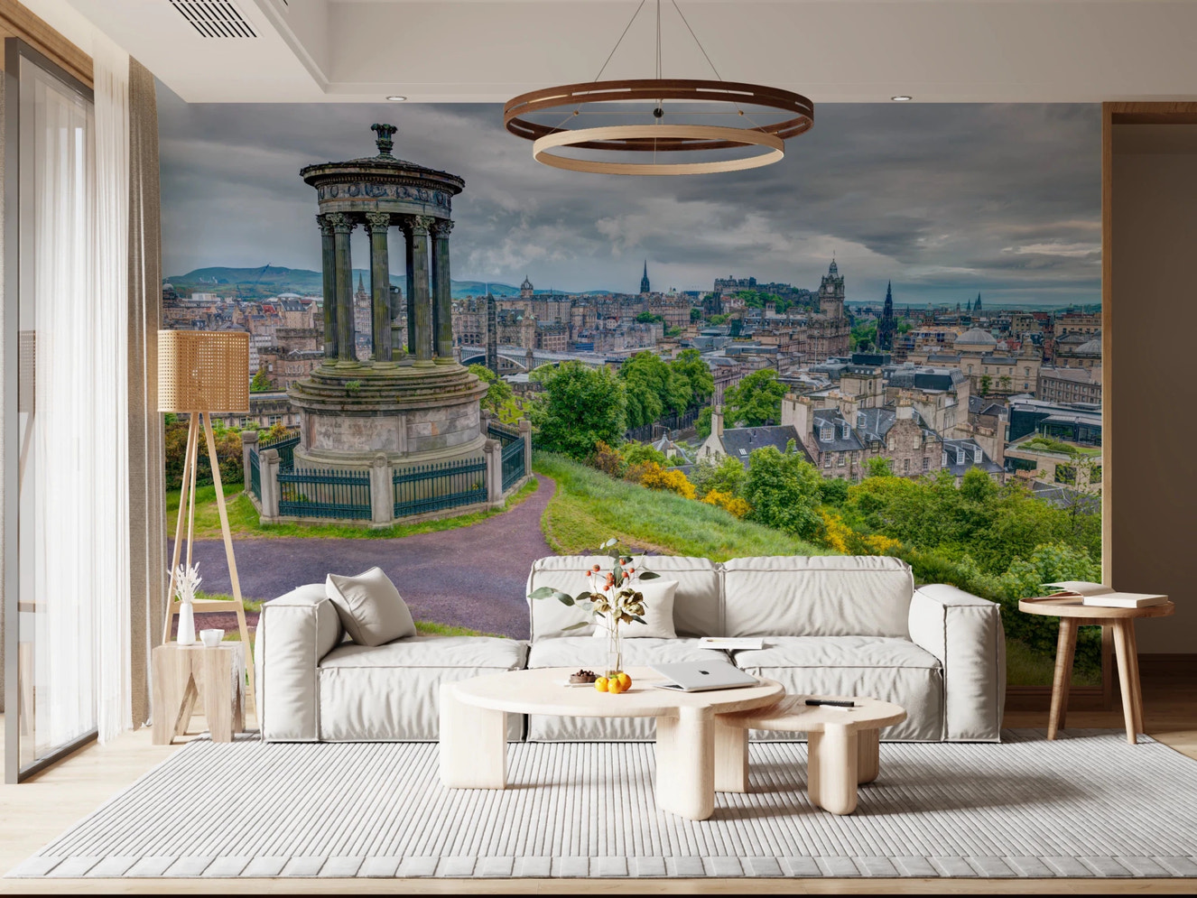Majestic Hilltop View Wall Mural