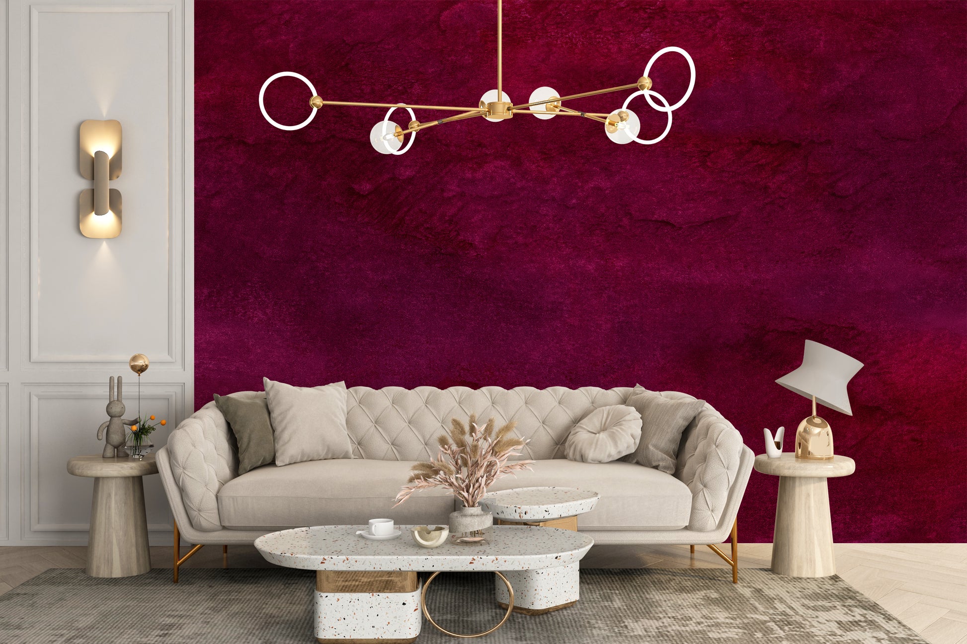 Maroon watercolor wallpaper